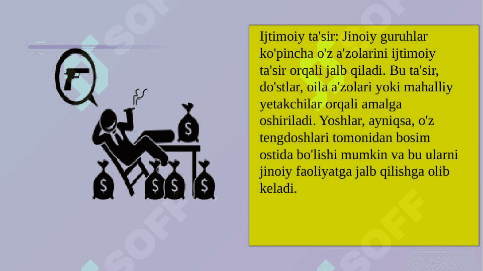 Jinoiy gurux psixologyasi 8