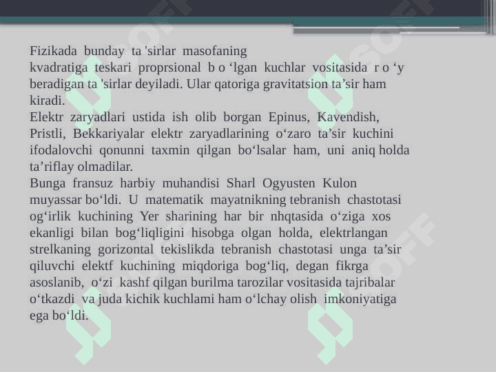 MOLEKULALARNING ELEKTR XUSUSIYATLARI. QUTBLANUVCHANLIK. MOLYAR REFRAKSIYA 5