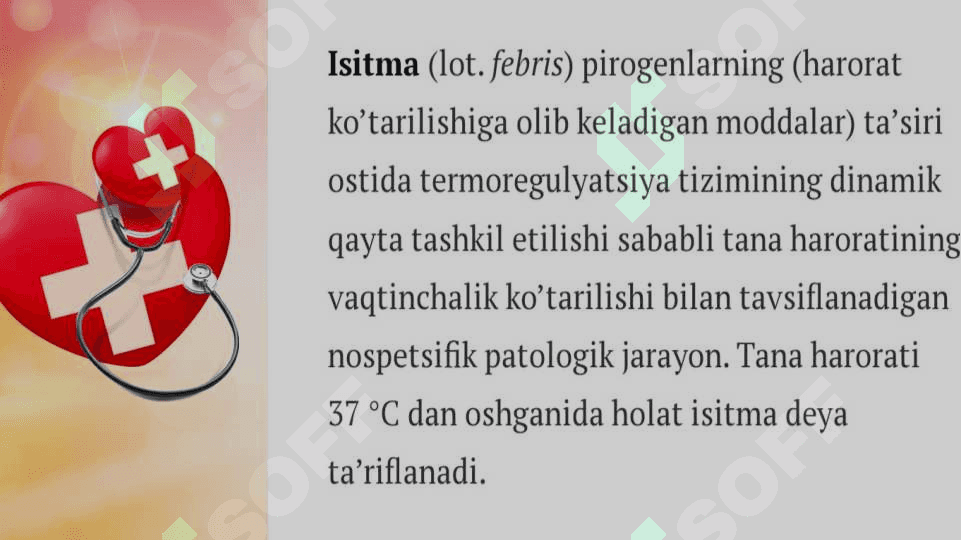 Isitma . Harorat ko`tarilishi 2