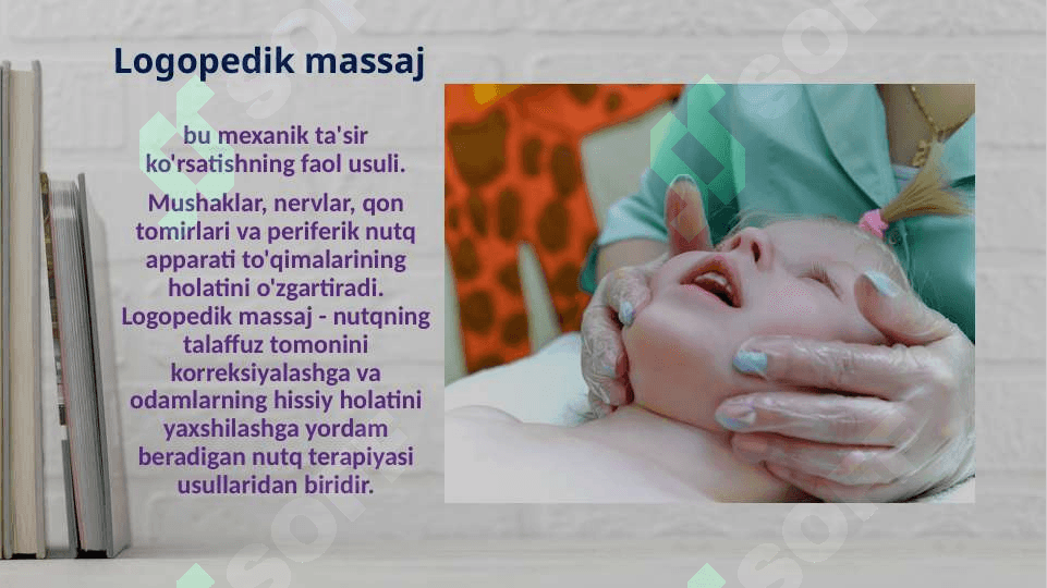 E. A. Dyakova usuli bo'yicha logopedik massajni o'tkazish texnologiyasi 3