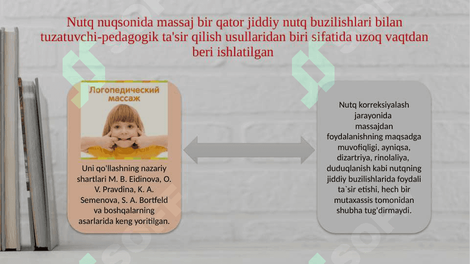 E. A. Dyakova usuli bo'yicha logopedik massajni o'tkazish texnologiyasi 4