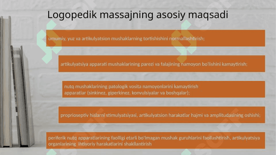 E. A. Dyakova usuli bo'yicha logopedik massajni o'tkazish texnologiyasi 5