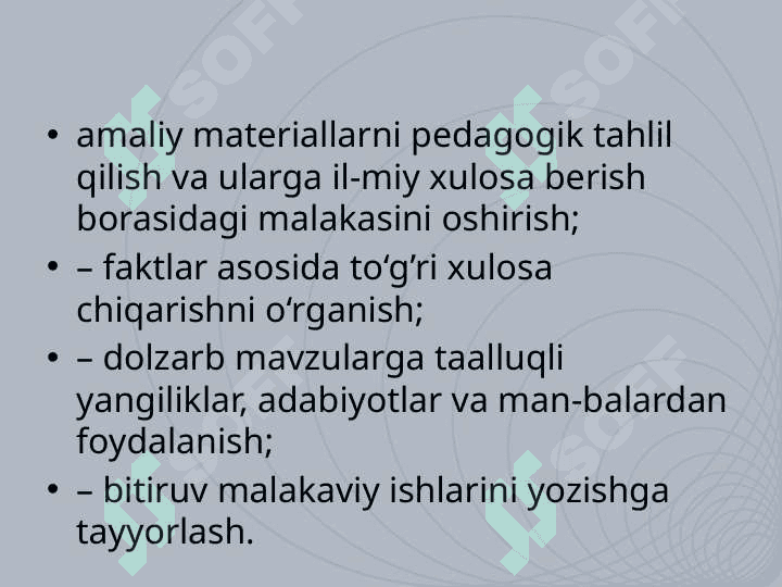 Kurs ishi,bitiruv malakaviy ishlar maqsadi va vazifalari.Taqdimotlarni tayyorlash uchun zarur metodik va texnik talablar. 3