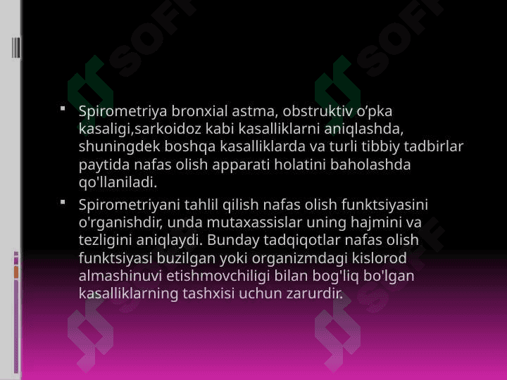 Spirometriya o’lchash usuli haqida 5