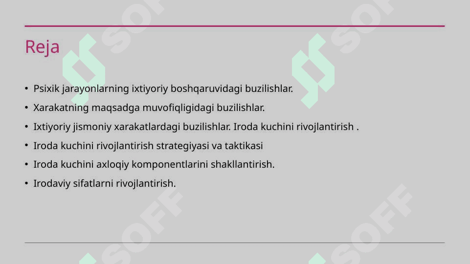 Irodani rivojlantirish va patologiyasi 2