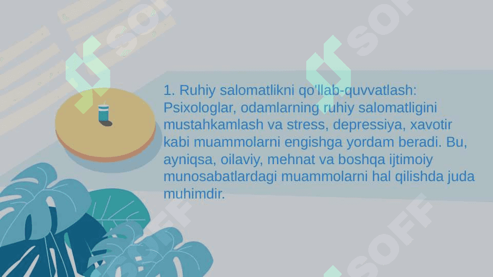Ijtimoiy xizmatlarda psixologik hizmatning ahamiyati qanday 3