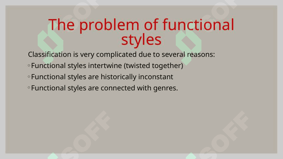 Functional Styles 3