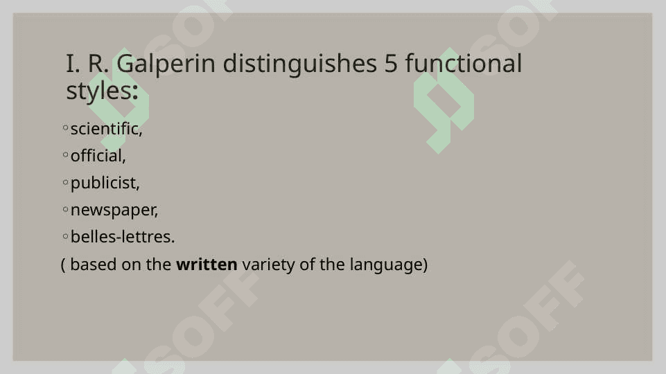 Functional Styles 4