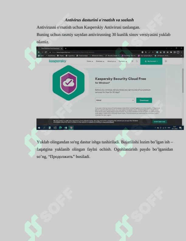 Shaxsiy kompyuterlarda viruslarga qarshi himoyani o‘rnatish 2