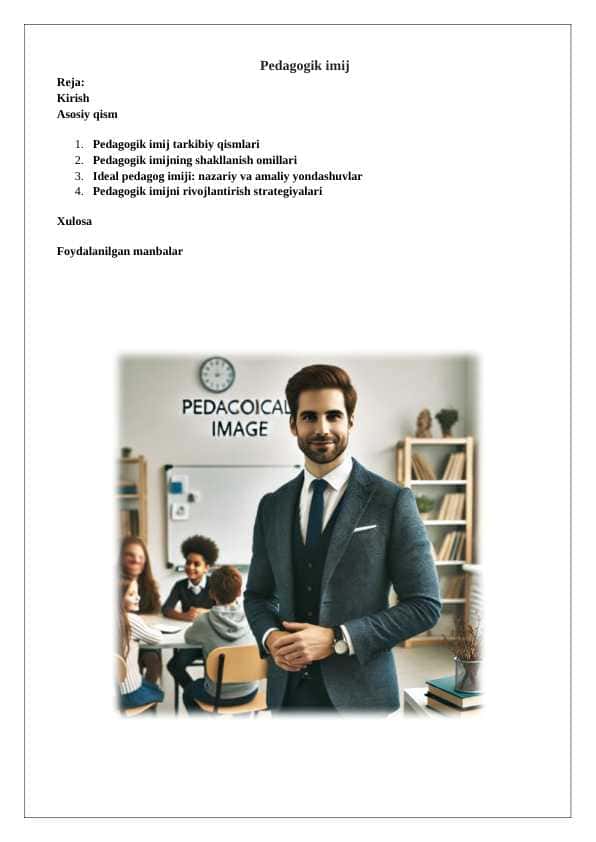 Pedagogik imij