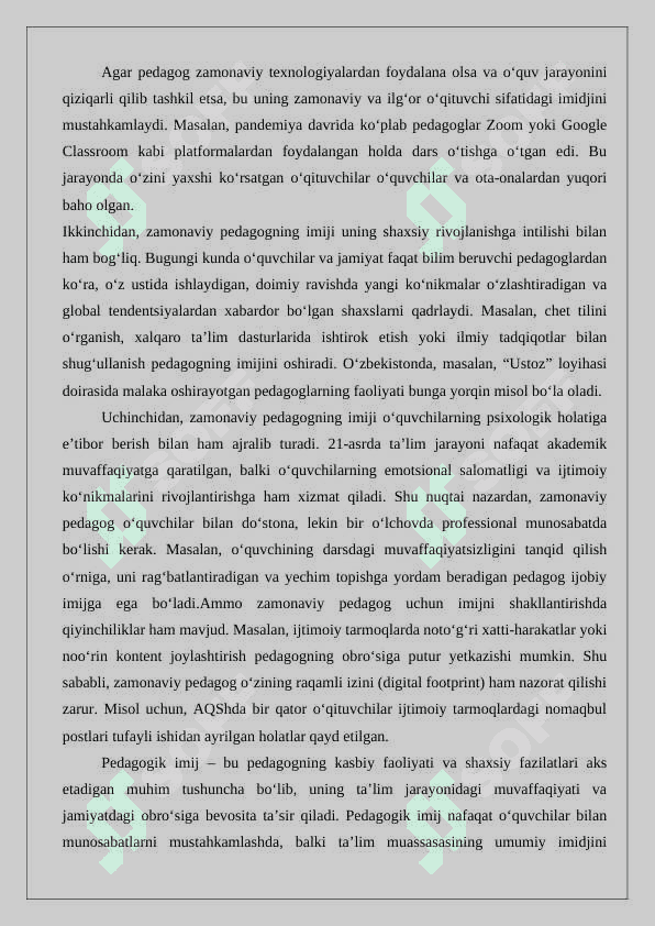 Pedagogik imij 4