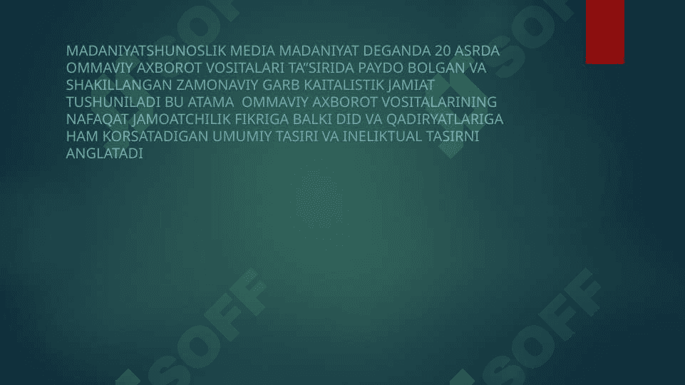 Media madaniyati va Inovvatsion Pedagogik Texnologiyalar 3