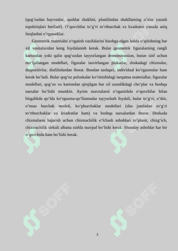4-sinfda algebraik material bilan tanishtirish jarayonida oʻquvchilar bilim,koʻnikma va malakalarini tekshirish usullari 3