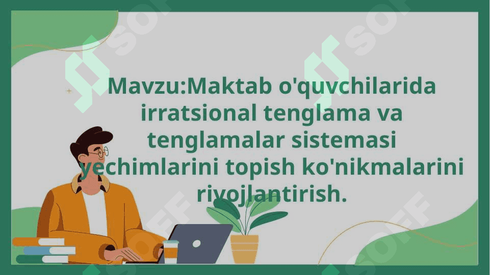 Matematika fanini o‘qitish huquqini berish 2