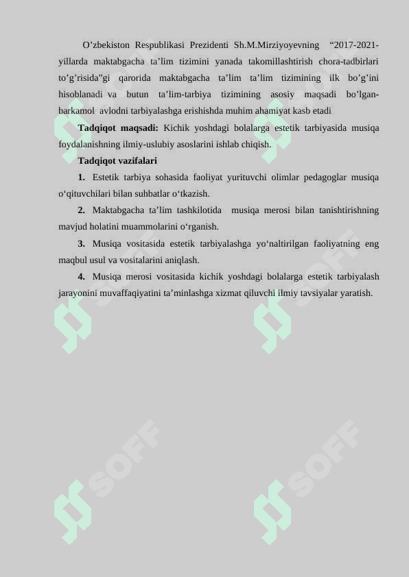KICHIK YOSHDAGI BOLALARGA ESTETIK TARBIYA BERISHDA MUSIQADAN FOYDALANISH TEXNOLOGIYASI 4