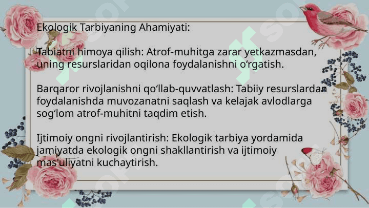 Maktabgacha yoshdagi bolalarga ekologik tarbiya berish 8