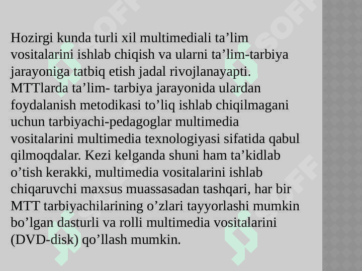 Maktabgacha ta’lim tashkilotlarida multimedialardan foydalanish 7