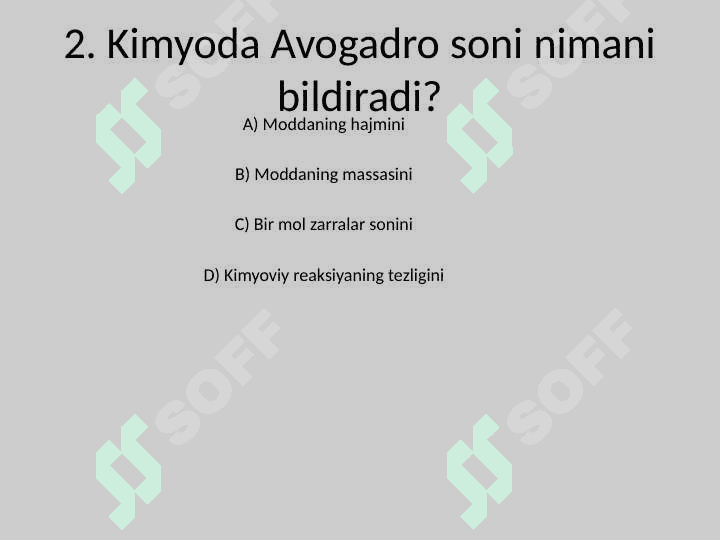 Kimyo sertikat test 2