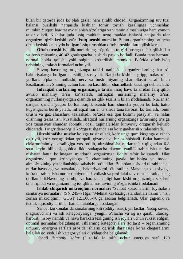 Ishlab chiqarish muhitidagi xavfli va zararli omillar, ularga qarshi chora tadbirlar 4