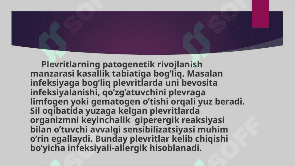 PLEVRA BO’SHLIG’IDA SUYUQLIK YIG’ILISH SINDROMI ( gidrotoraks ) 7