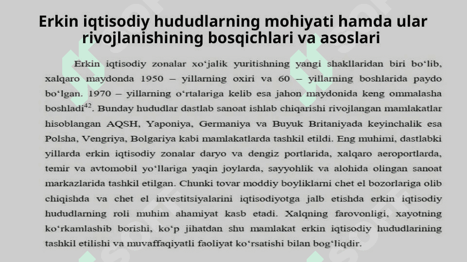 Iqtisodiyotga investisiyalarni jalb etishda erkin iqtisodiy hududlarning o‘rni 3