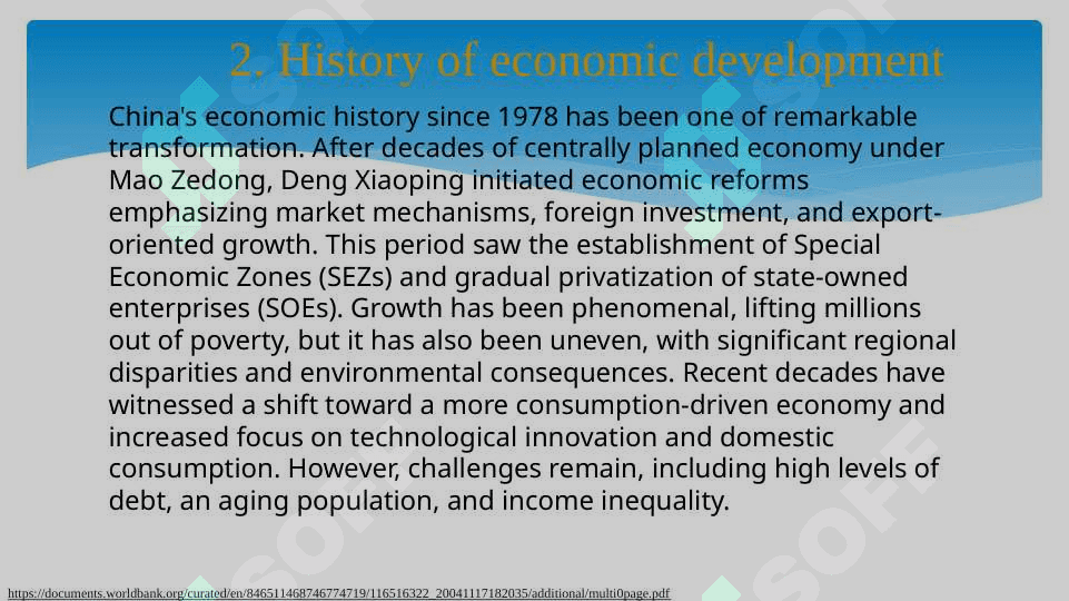the economy of China 7