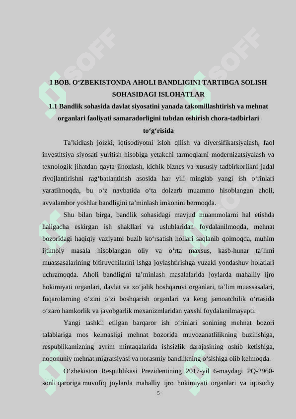 O‘ZBEKISTONDA AHOLI BANDLIGINI TARTIBGA SOLISH 5