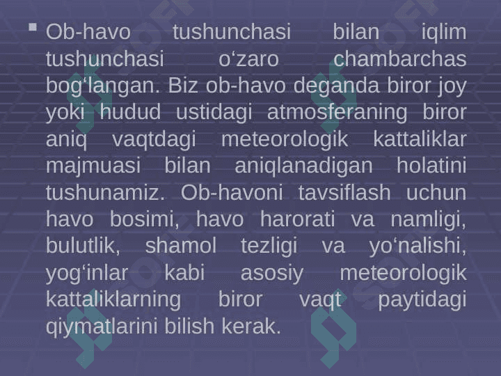 Iqlim o’zgarishlari va havoning global qizishi 3
