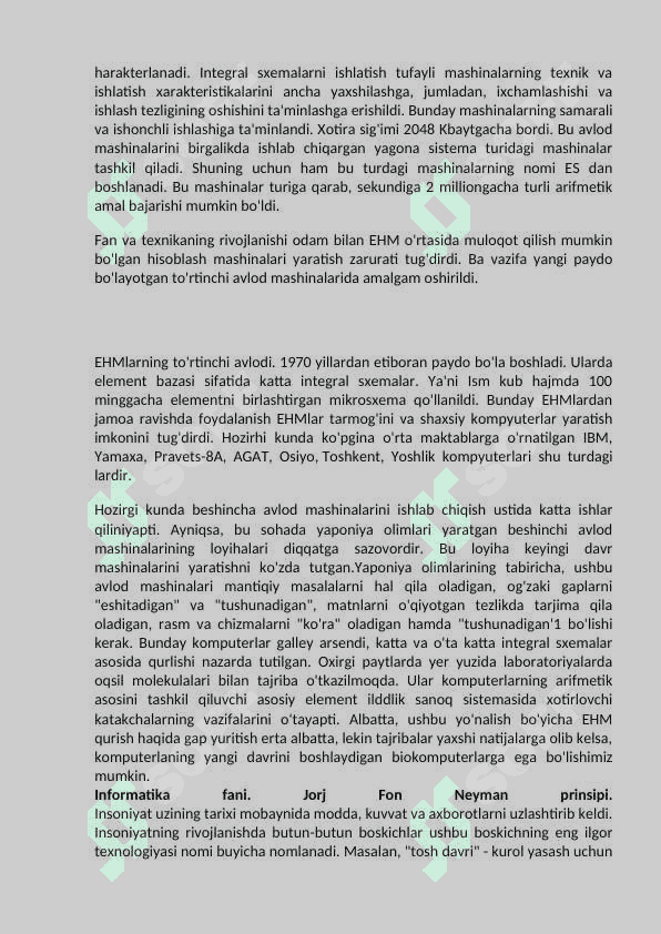 Elektron hisoblash mashinalariningdasturi taminoti haqida ma’lumot 3