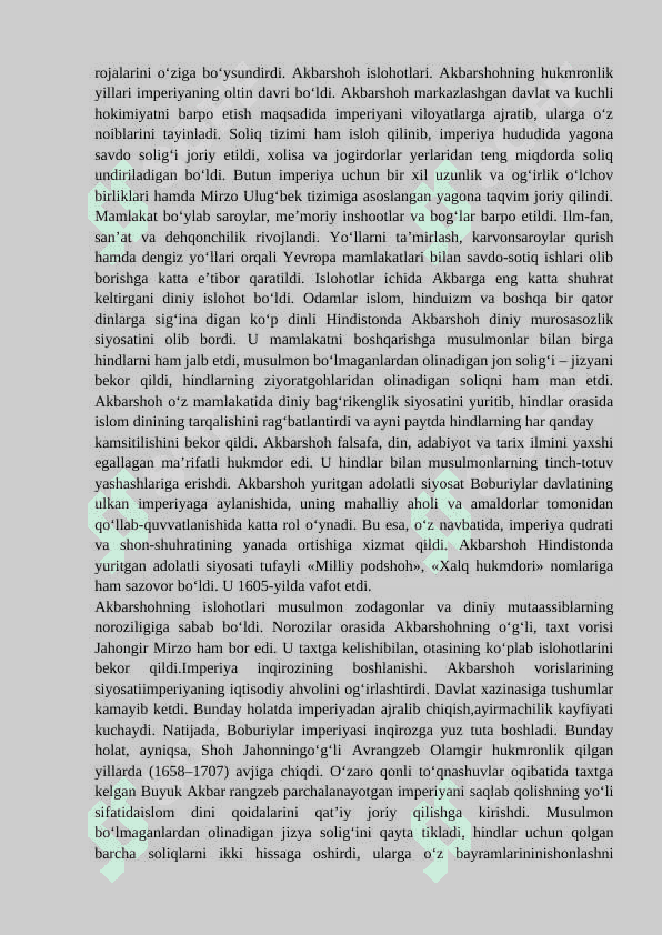 Bobur va uning avlodlari olib borgan iqtisodiy mohiyati 4
