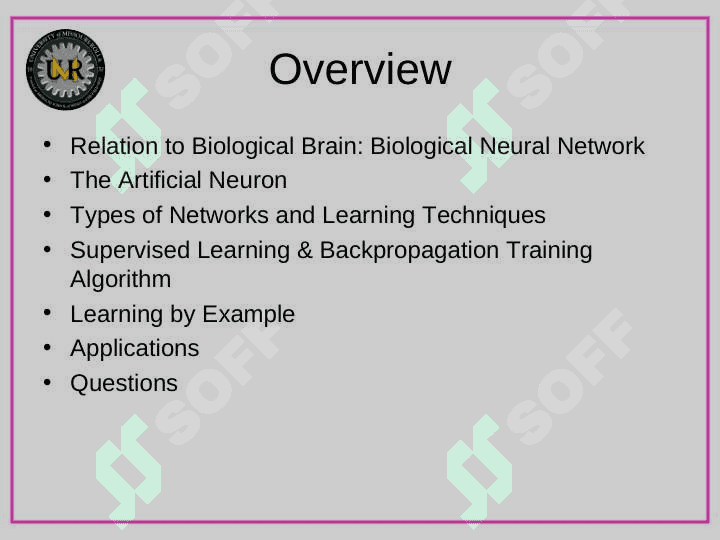 A Brief Overview of Neural Networks 2