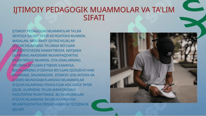 Taʼlim-tarbiya jarayonida ijtimoiy pedagogik dolzarb muommolar 4