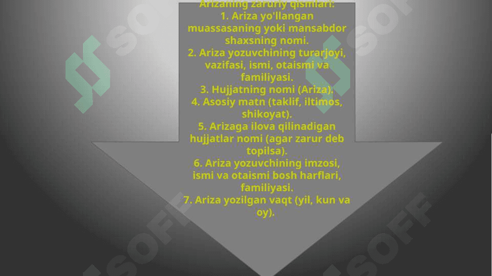 Malumot axborot xujjatlari 8
