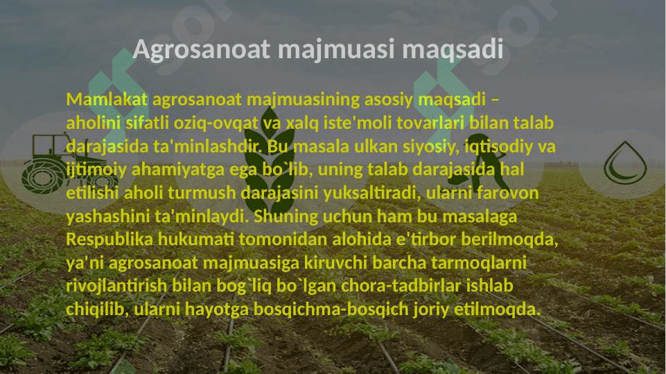 Qishloq xo'jaligi 2