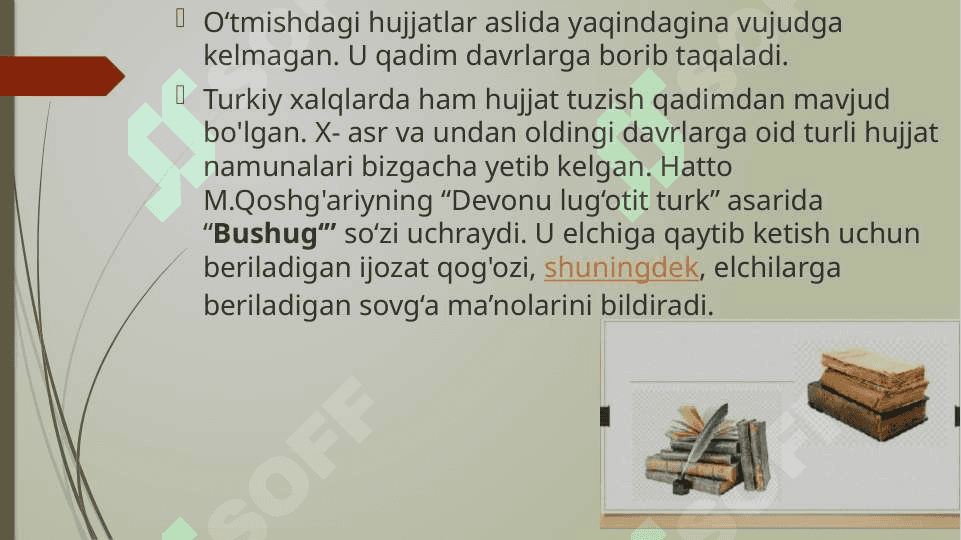 O’ZBEKISTON RESPUBLIKASIDA HUJJATCHILIKNI TAKOMILLASHUVI 3