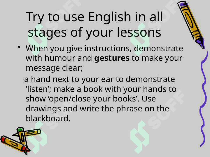 Using English in the classroom 8