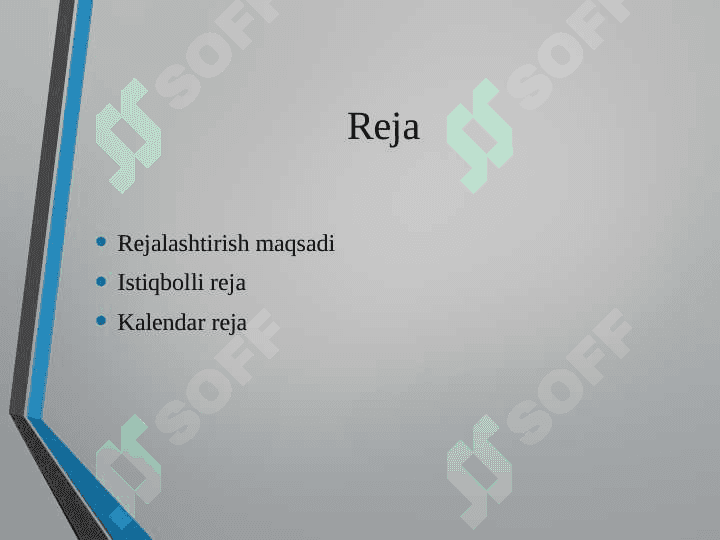 Ta’lim tarbiya ishlarini rejalashtirish 2