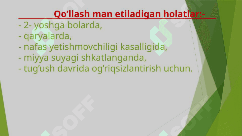 Analgetiklar. Narkomaniya va uning asoratlari 4