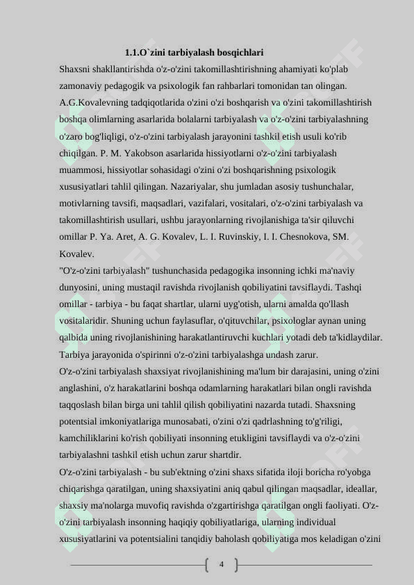 Shaxsning o'zini o'zi kamol toptirishi 4