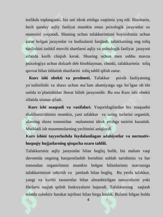 Tafakkur turlari va klassifikatsiyasi 4