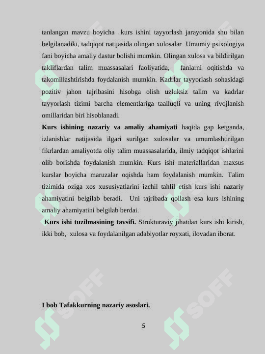 Tafakkur turlari va klassifikatsiyasi 5