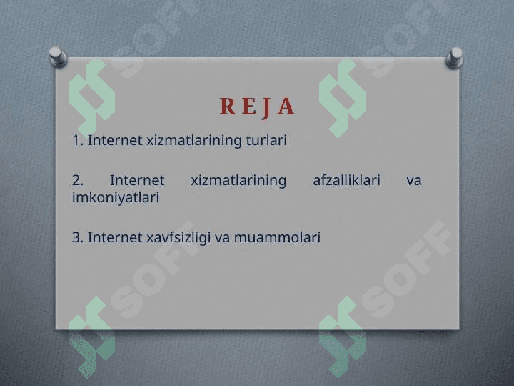 Internet xizmatlari 2