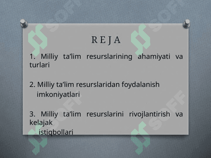 Internet tarmogʻida milliy              taʼlim resurslari 2