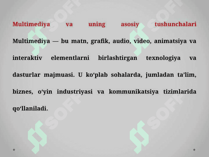 Multimediya dasturlari 3