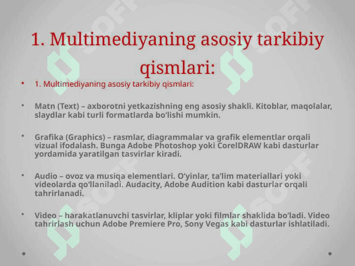 Multimediya dasturlari 4