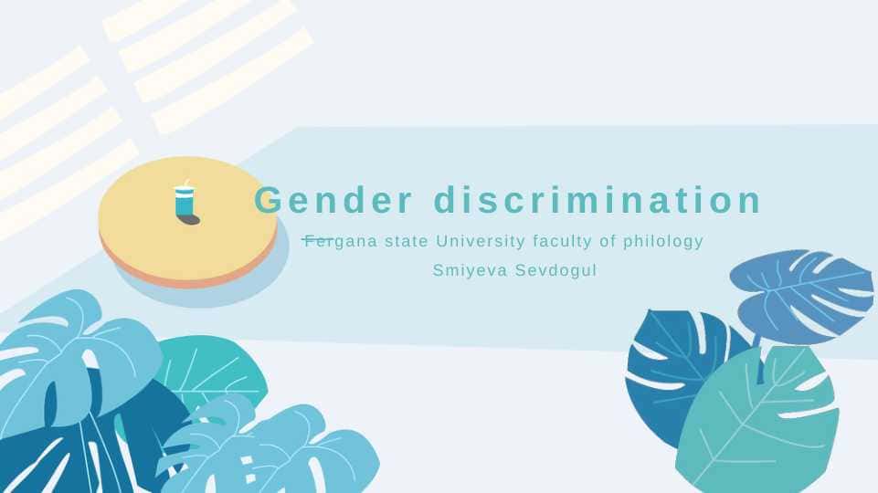 Gender discrimination