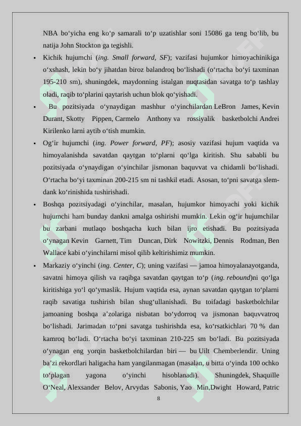 13-15 yoshli basketbolchilarning musobaqa faoliyatida driblingdan foydalanish samaradorligiga muvofiqlashtirish qobiliyatlari rivojlanish darajasining ta’siri 1