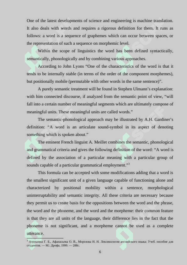 CRITERIA AND CLASSIFICATION OF SET EXPRESSION 6