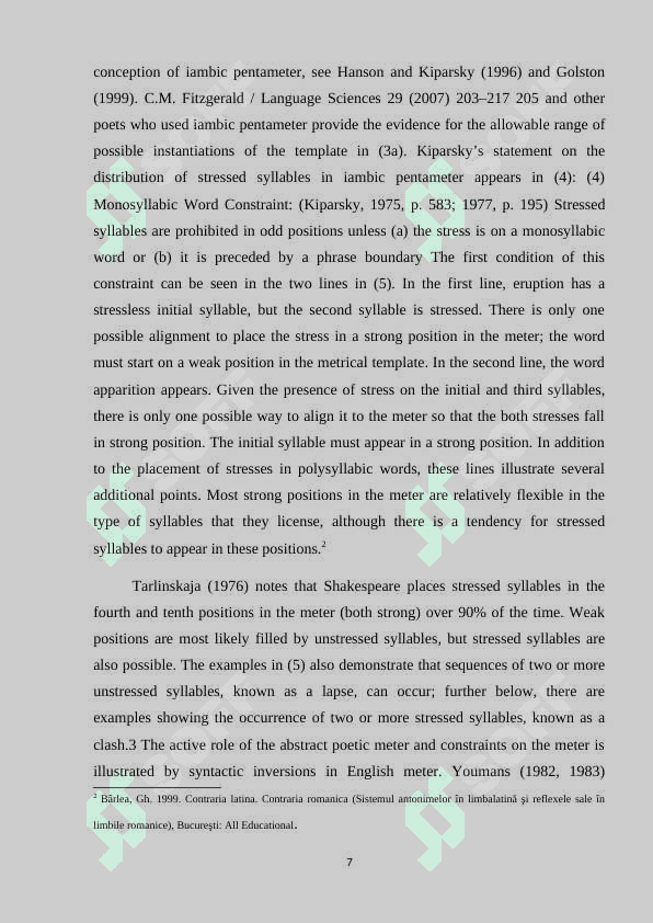 INVERSIONS IN MODERN ENGLISH. 7