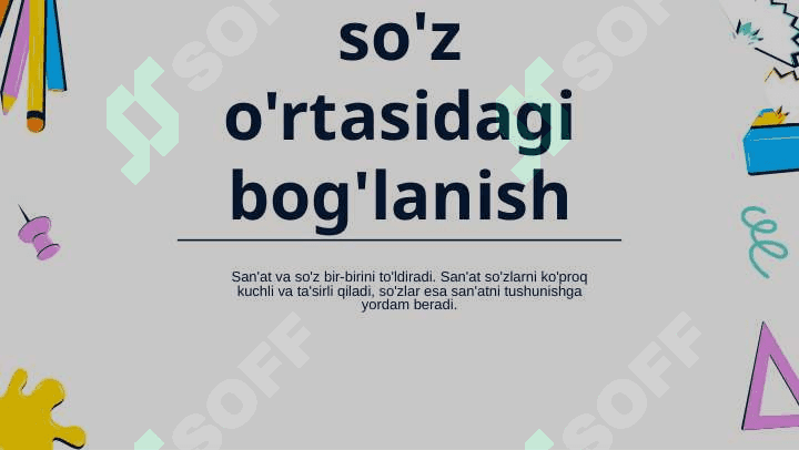 Taqdimotlar tayyorlashda so‘z va san’atning uyg‘unligi haqida 7